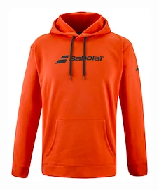 Herren Hoodie Babolat Exercise Hood Sweat Men Fiesta Red