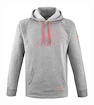 Herren Hoodie Babolat  Strike Hood Sweat High Rise Hthr L