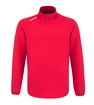 Herren Hoodie CCM  LOCKER ROOM FLEECE 1/4 ZIP red