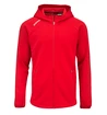 Herren Hoodie CCM  LOCKER ROOM FLEECE FULL ZIP HOODIE red