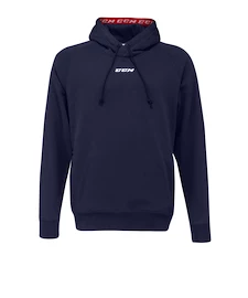 Herren Hoodie CCM Team Fleece Pullover Hoodie Navy