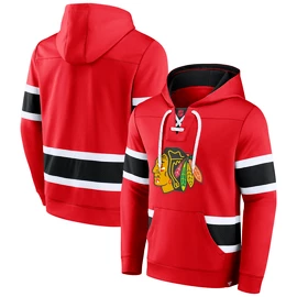 Herren Hoodie Fanatics Mens Iconic NHL Exclusive Pullover Hoodie Chicago Blackhawks