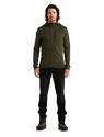 Herren Hoodie Icebreaker  Quantum III LS Zip Loden