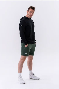Herren Hoodie Nebbia  Pull-over Hoodie with a Pouch Pocket 331 black