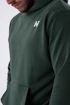 Herren Hoodie Nebbia  Pull-over Hoodie with a Pouch Pocket 331 dark green