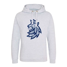 Herren Hoodie Official Merchandise Czech Hockey Lion Grey