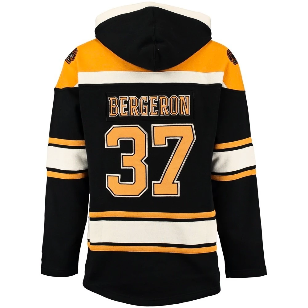 Herren Hoodie Old Time Hockey Player Lacer Boston Bruins Patrice Bergeron 37 Sportega