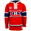 Herren Hoodie Old Time Hockey Player Lacer Montreal Canadiens P.K. Subban 76