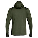 Herren Hoodie Salewa  Agner Hybrid PL/DST M FZ Hdy Dark Olive Melange/0910