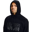 Herren Hoodie Under Armour BASELINE FULL ZIP HOODIE schwarz