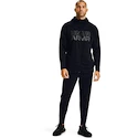 Herren Hoodie Under Armour BASELINE FULL ZIP HOODIE schwarz