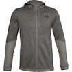 Herren Hoodie Under Armour DOUBLE KNIT FZ HOODIE grün