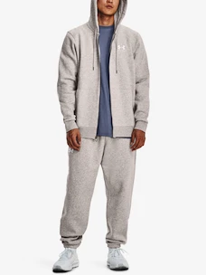 Herren Hoodie Under Armour  Essential Fleece FZ Hood-GRY L