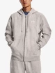 Herren Hoodie Under Armour  Essential Fleece FZ Hood-GRY L