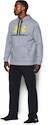 Herren Hoodie Under Armour Rival Fitted Graphic Gray