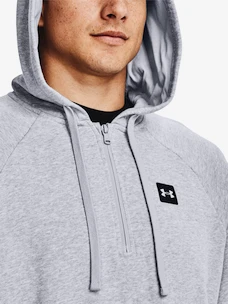 Herren Hoodie Under Armour  Rival Fleece 1/2 Zip HD-GRY