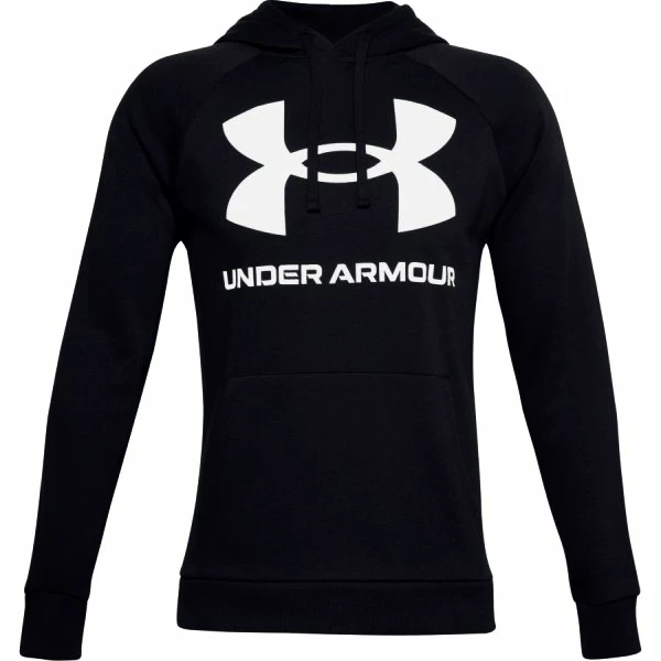 Herren Hoodie Under Armour Rival Fleece Big Logo HD BLK