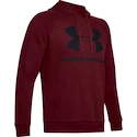 Herren Hoodie Under Armour RIVAL FLEECE SPORTSTYLE LOGO HOODIE rot
