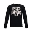 Herren Hoodie Under Armour  RIVAL TERRY CREW-BLK S