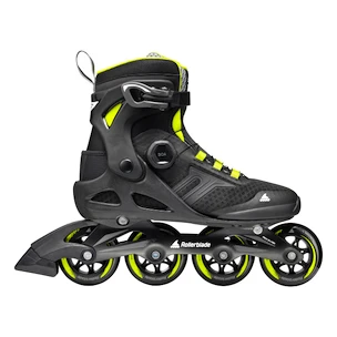 Herren Inline Skates Rollerblade  Macroblade 84 BOA Black/Lime