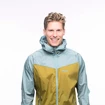 Herren Jacke Bergans  Microlight Jacket Olive Green/Smoke Blue