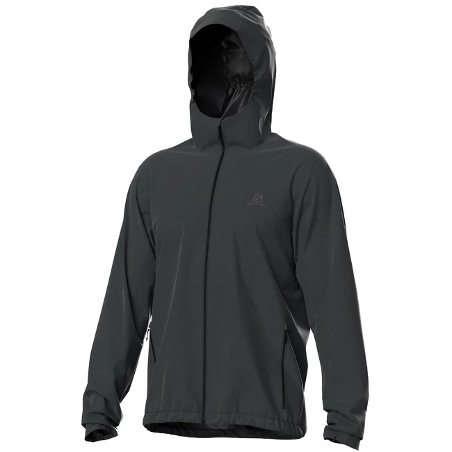 Herren Jacke Salomon Essential WP 2.5L Jkt Black Sportega