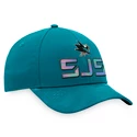 Herren Kappe  Fanatics  Authentic Pro Locker Room Structured Adjustable Cap NHL San Jose Sharks