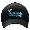 Herren Kappe  Fanatics  Authentic Pro Locker Room Unstructured Adjustable Cap NHL San Jose Sharks