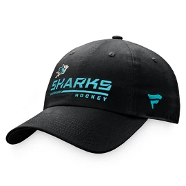 Herren Kappe Fanatics Authentic Pro Locker Room Unstructured Adjustable Cap NHL San Jose Sharks