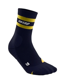 Herren Kompressionssocken  CEP  80s Hiking Mid Cut Peacot/Gold