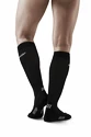 Herren-Kompressionssocken CEP  RECOVERY Black/Black