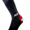 Herren Kompressionssocken  McDavid  Elite Active Compression Socks Black/Scarlet