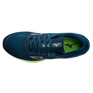 Herren Laufschuhe Mizuno  Wave Rider 25 Gibraltar Sea/White