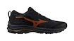 Herren Laufschuhe Mizuno  Wave Rider Gtx Black/Nasturtium/Carrot Curl