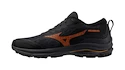 Herren Laufschuhe Mizuno  Wave Rider Gtx Black/Nasturtium/Carrot Curl