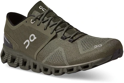 Herren Laufschuhe On  Cloud X Olive/Fir