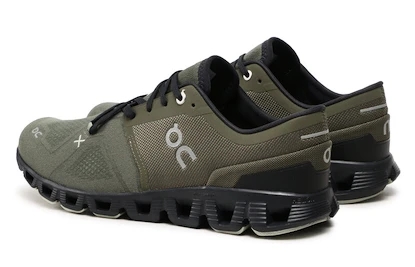 Herren Laufschuhe On  Cloud X Running Cloud X 3 Olive/Reseda