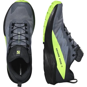 Herren Laufschuhe Salomon  GTX Flint/Black/Grgeck  UK 11