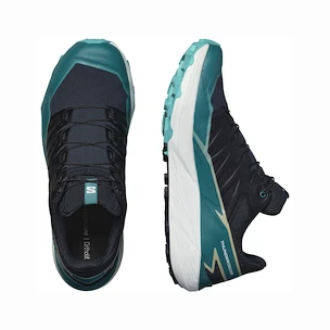 Herren Laufschuhe Salomon  THUNDERCROSS Carbon/TahitianTide/Peacock Blue