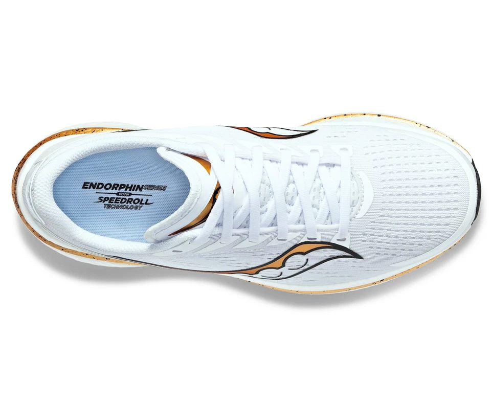 Herren Laufschuhe Saucony Endorphin Speed 3 White Gold Sportega