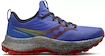 Herren Laufschuhe Saucony  Endorphin TRAIL blue raz/spice  UK 12