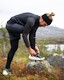 Herren-Leggings Devold Running Man Tights Kaviar