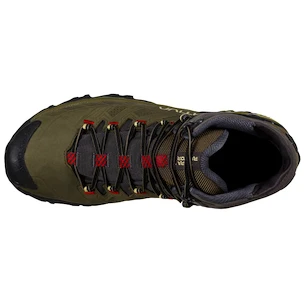 Herren-Outdoorschuhe La Sportiva  Ultra Raptor II Mid Leather Wide GTX Ivy/Tango Red