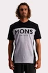 Herren Radtrikot Mons Royale  Redwood Enduro VT Black/Grey Marl