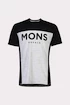 Herren Radtrikot Mons Royale  Redwood Enduro VT Black/Grey Marl