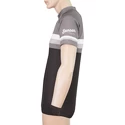 Herren Radtrikot  Sensor  Cyklo Summer Stripe Black/Grey