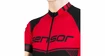 Herren Radtrikot  Sensor  Cyklo Team Up Black/Red