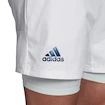 Herren Shorts adidas 2in1 Short Heat.RDY White - Gr. L