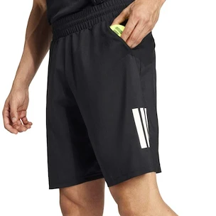 Herren Shorts adidas  Club 3 Stripes Short Black S