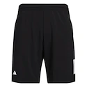 Herren Shorts adidas  Club 3 Stripes Short Black S
